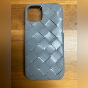 New BOTTEGA VENETA iPhone 11 Pro Gray Leather